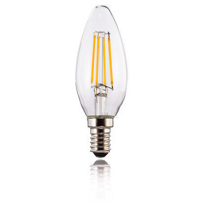 Xavax LED-Kerzenlampe E14 470lm | ersetzt 40W (warmweiß) 2er Set