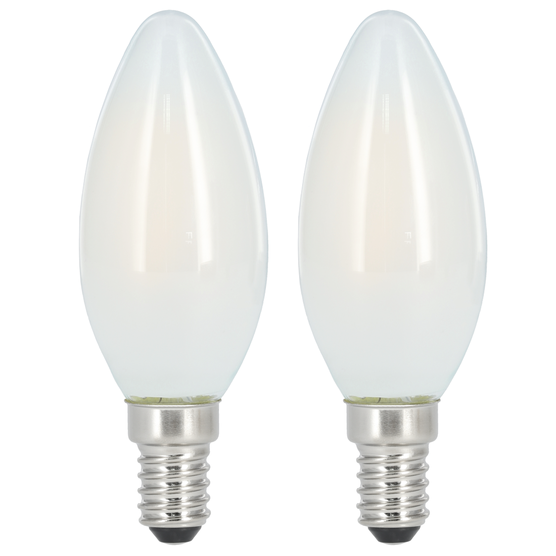 Xavax LED-Kerzenlampe E14 470lm | ersetzt 40W (warmweiß) 2er Set