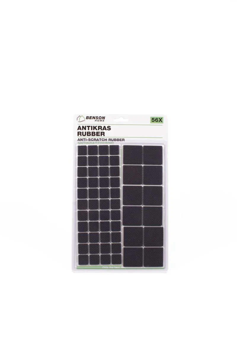 Kunststoffgleiter schwarz | 56-teilig