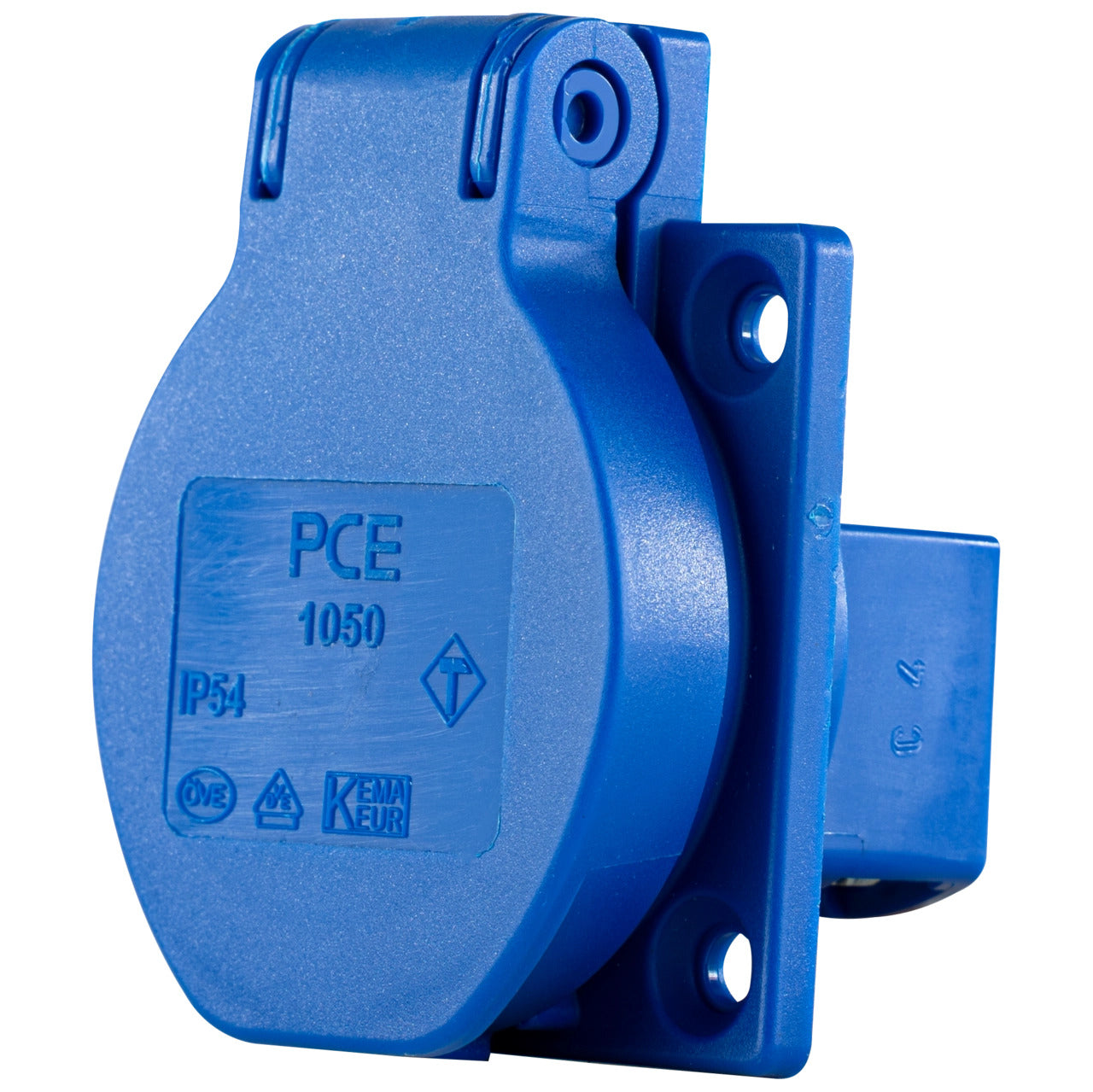 REV Schutzkontakt-Einbau-Steckdose mit Klappdeckel