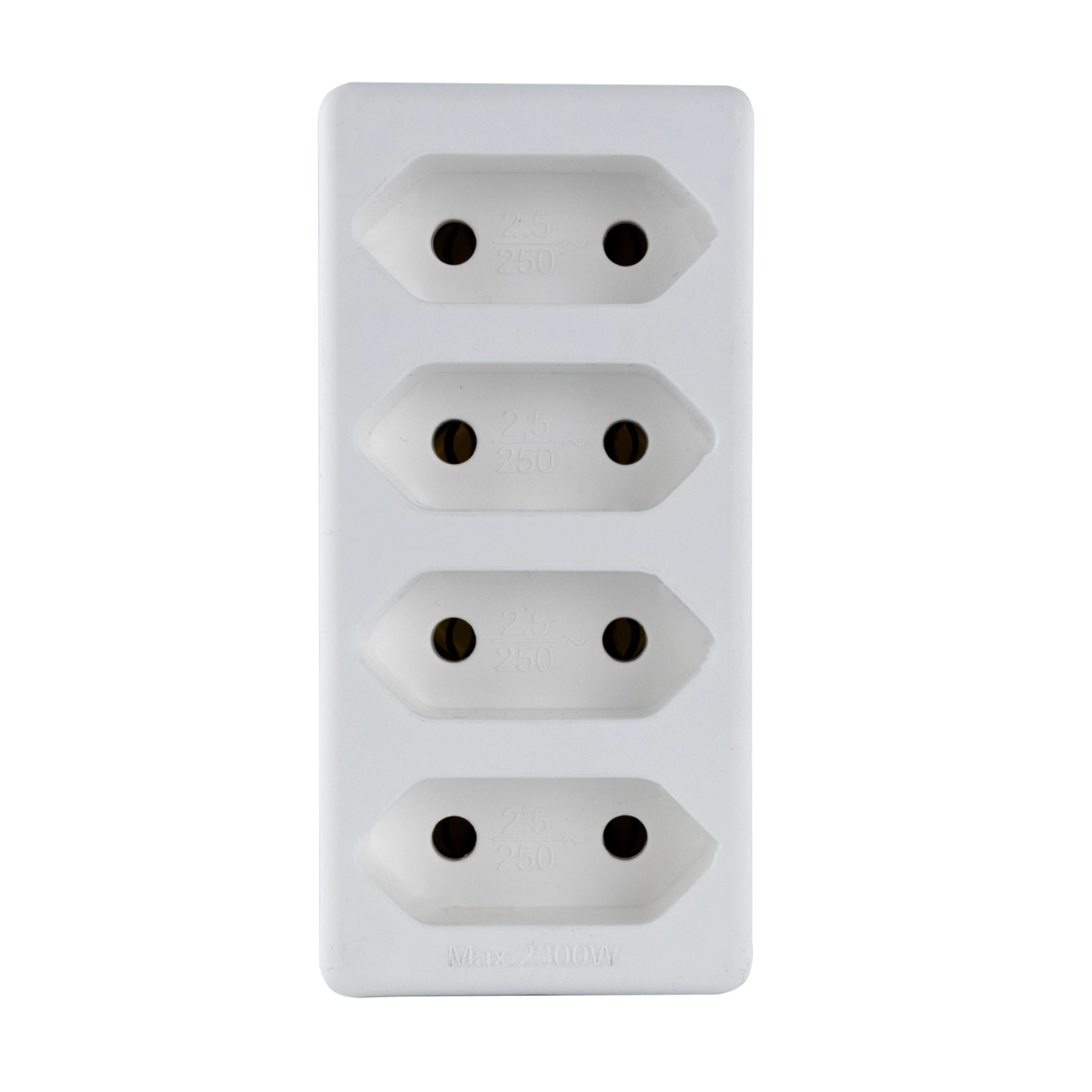 REV Übergangsstecker 4-fach | IP20 | 230V | weiß