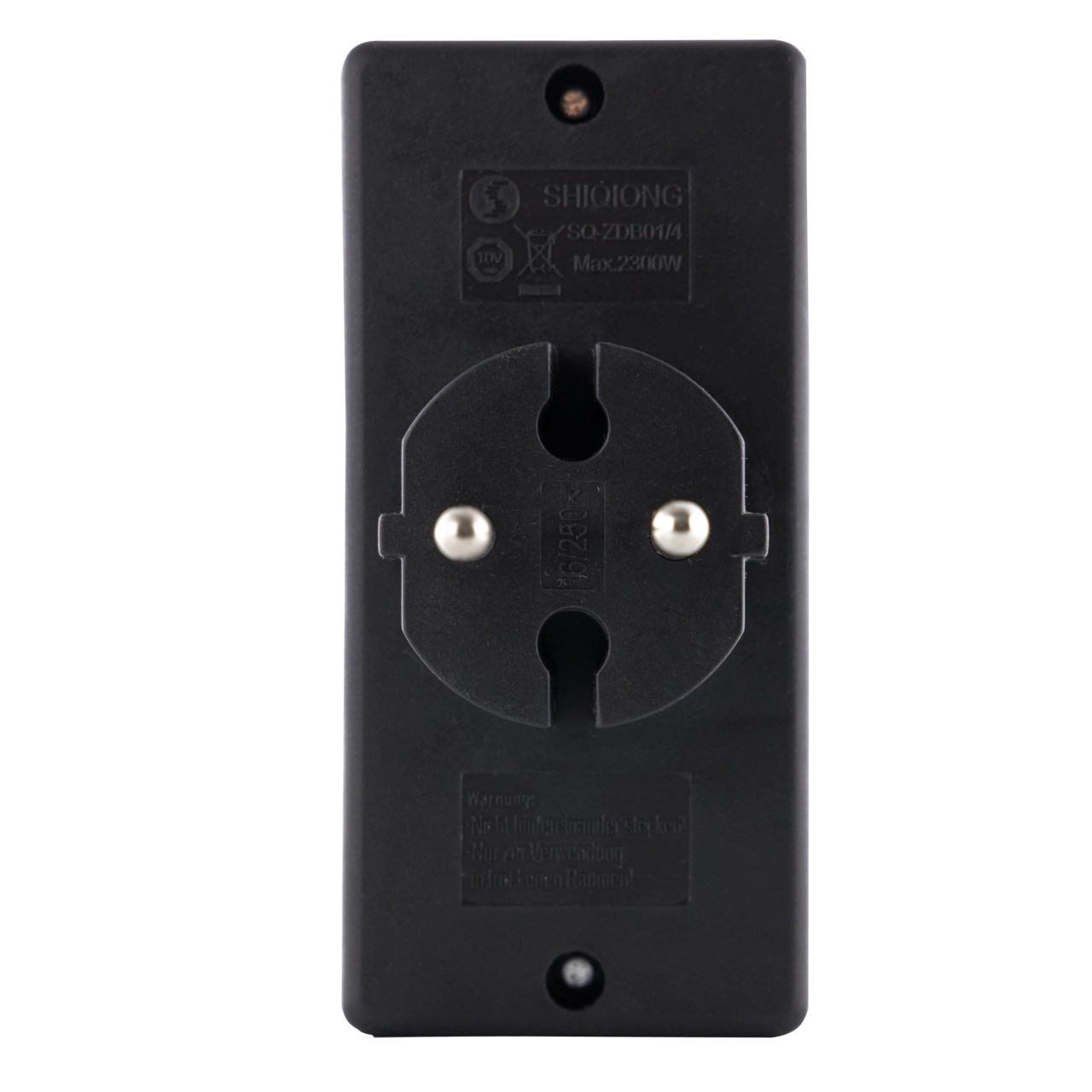 REV Übergangsstecker 4-fach | IP20 | 230V | schwarz