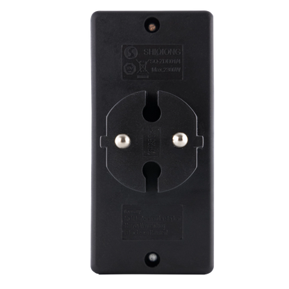 REV Übergangsstecker 4-fach | IP20 | 230V | schwarz