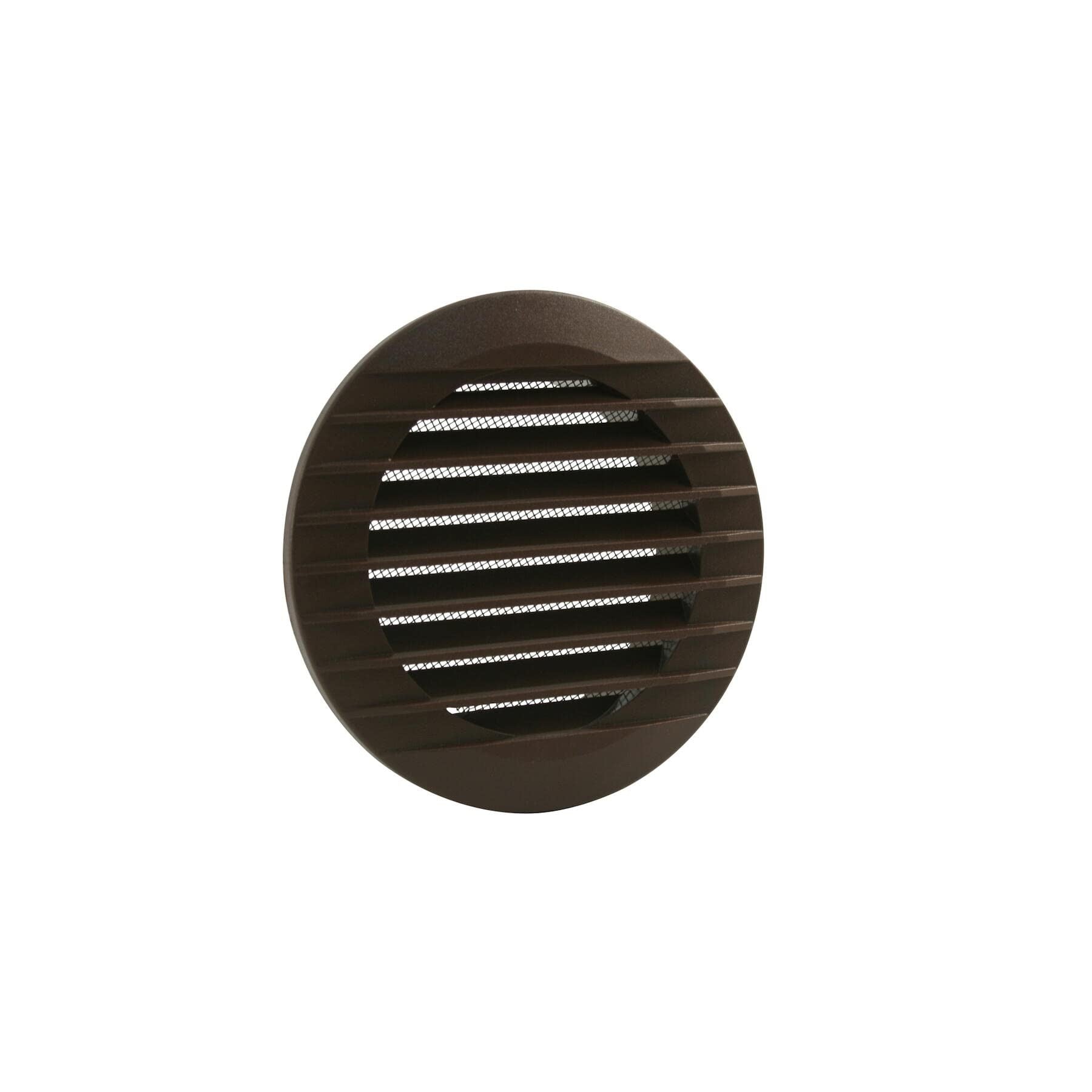 Lüftungsgitter, Fliegengitter Rohranschl.  125 mm, braun