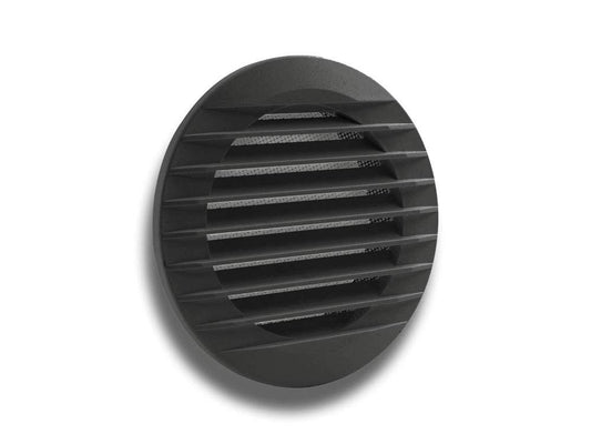 Lüftungsgitter m. Fliegengaze, Ø 140, Anschl. Ø100 mm, anthr.