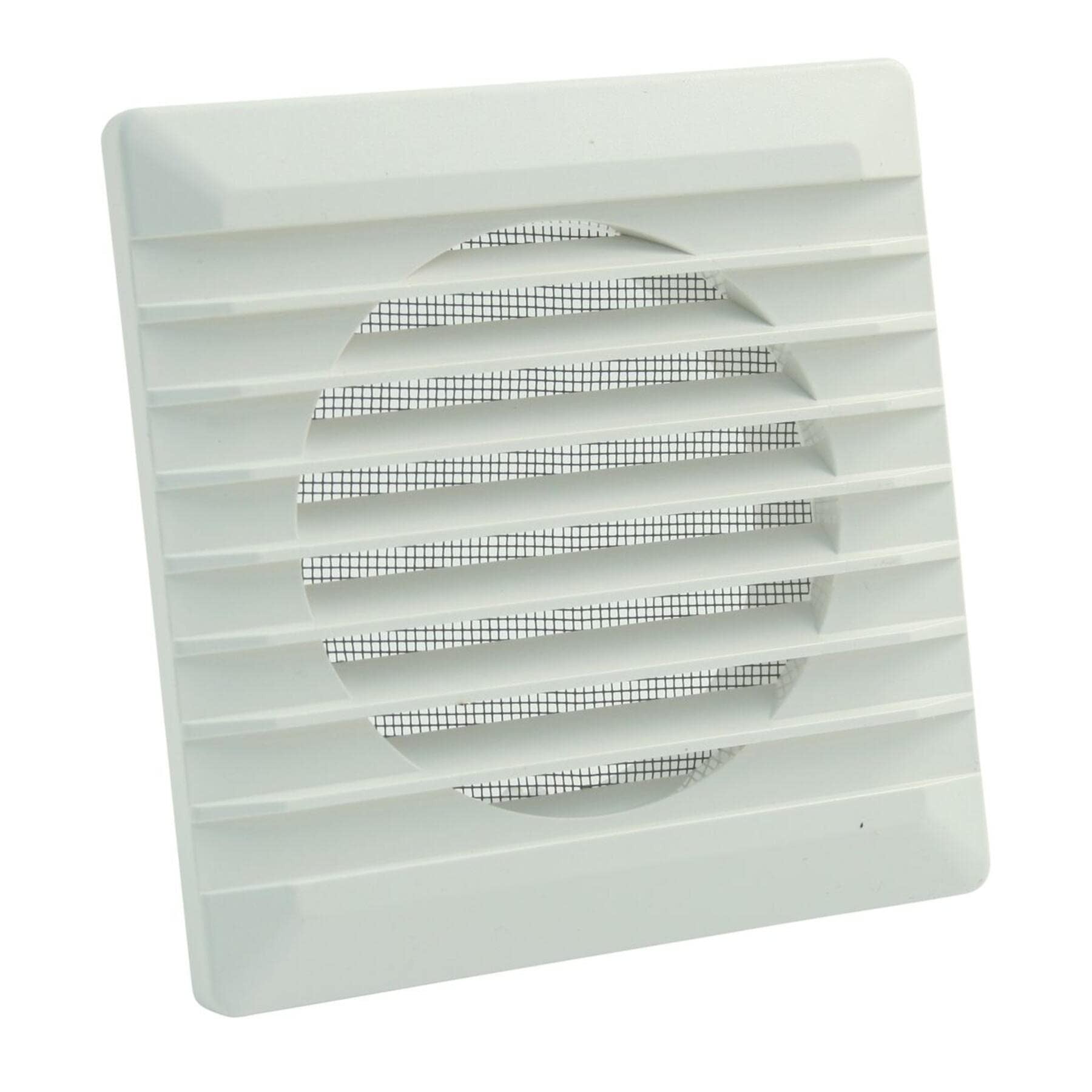 Lüftungsgitter, Fliegengitter 100mm u.4mm KU-Band, weiß