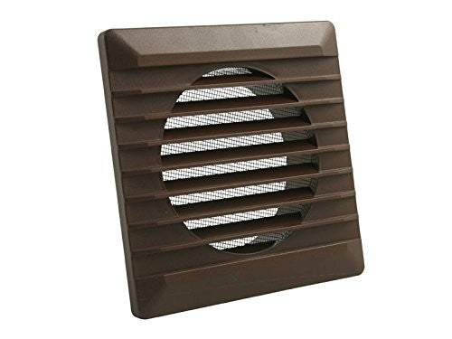 Lüftungsgitter, Fliegengitter 100mm u. 4mm KU-Band, braun