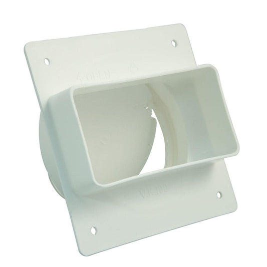 Adapter FLAKA m.Rückstauklappe Rohranschl.  99,5mm (Da),weiß