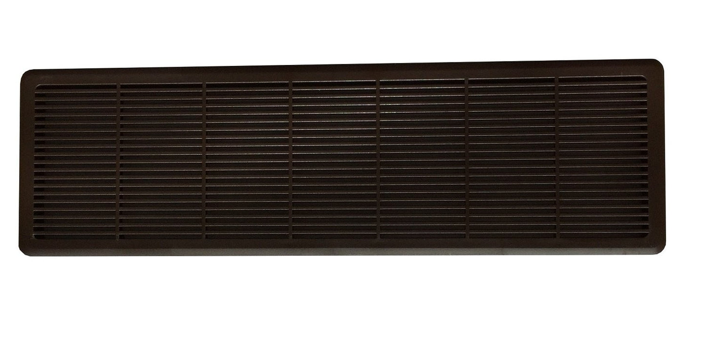 Möbellüftung aus Kunststoff 220x60mm, braun, 2 Stück