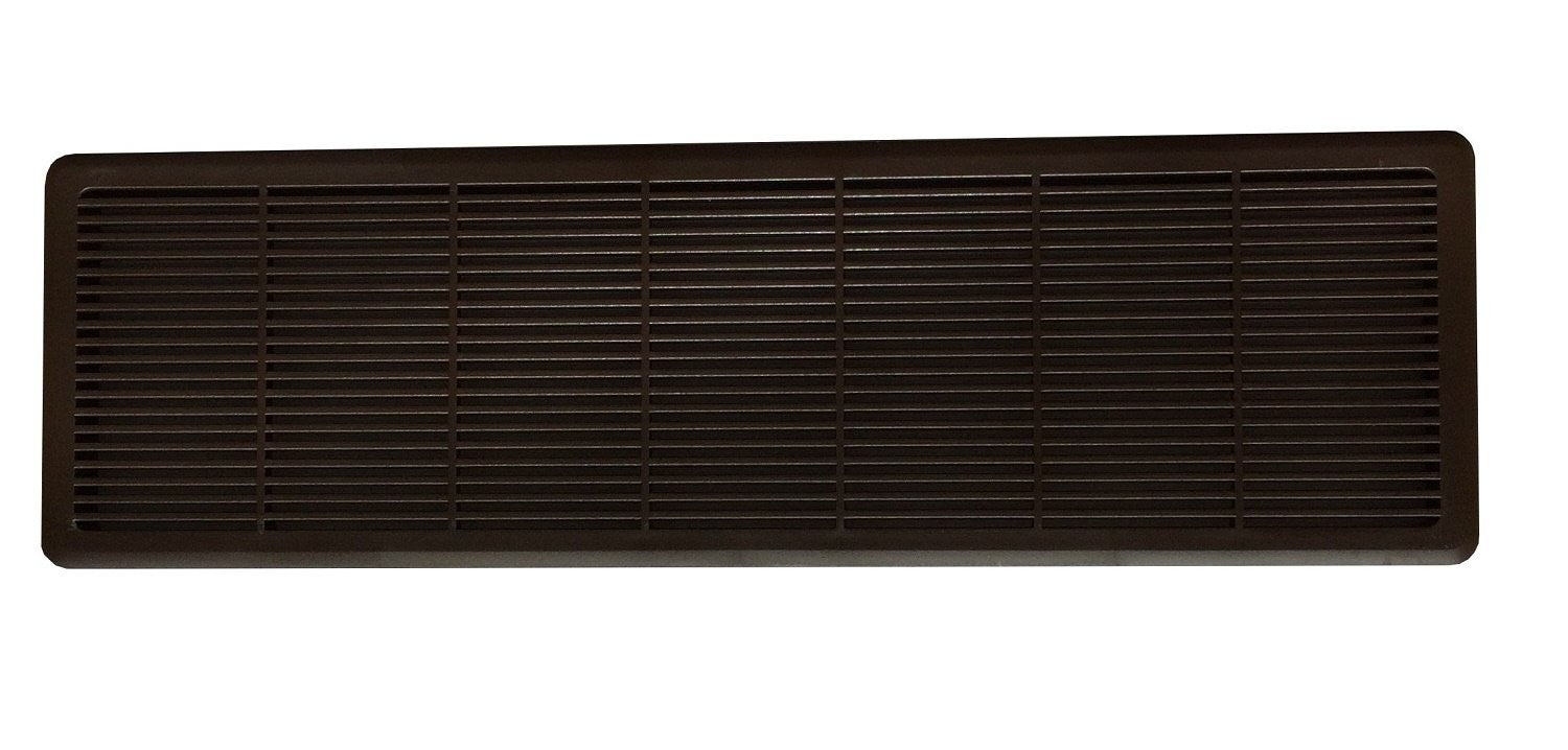 Möbellüftung aus Kunststoff 220x60mm, braun, 2 Stück