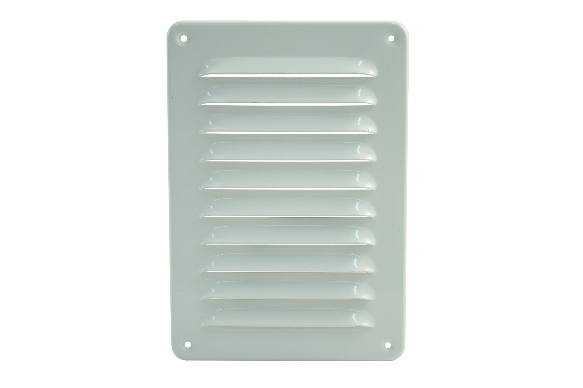 Lüftungsgitter aus Aluminium wetterfest, 150x215mm, weiß