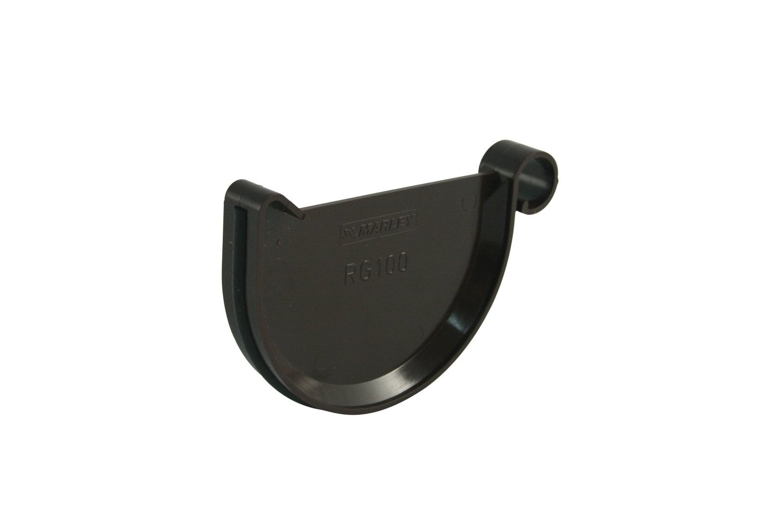 Endstück f.links+rechts, braun RG/DN 100