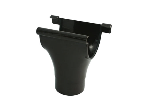 Stutzen für Dachrinne RG/DN 100/75 braun