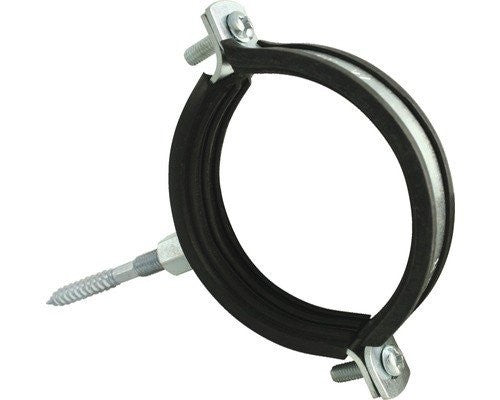 HT-Schelle schallgedämmt m. Stockschr.,8x80mm DN110,2St
