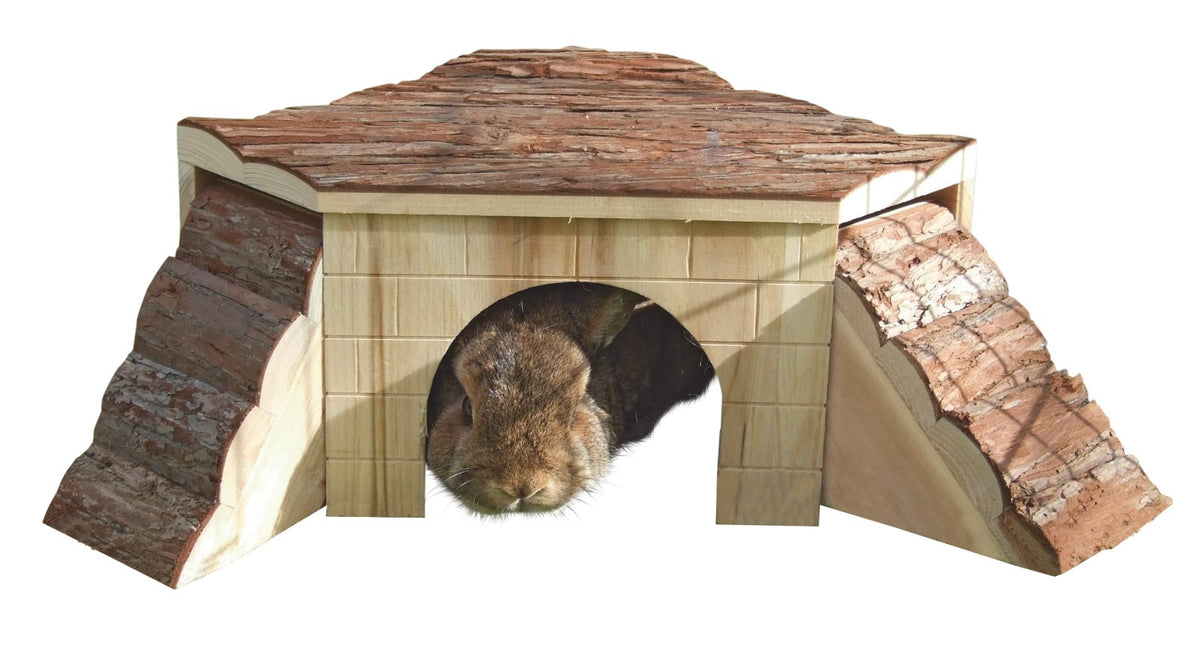 Kerbl Nagerhaus mit zwei Rampen | 37 x 35 x 15 cm