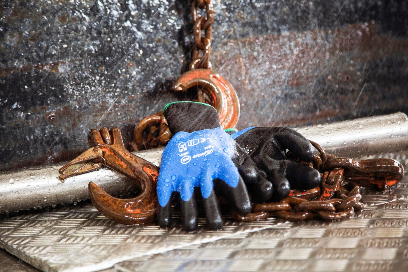 Kerbl Arbeitshandschuh Agua doppelt getaucht | Gr.8 (M)