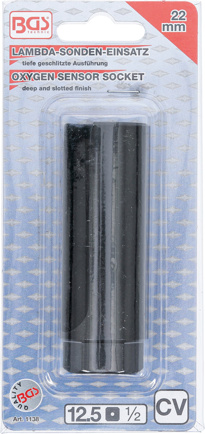 BGS Lambdasonden-Einsatz | Antrieb Innenvierkant 12,5 mm (1/2") | SW 22 mm
