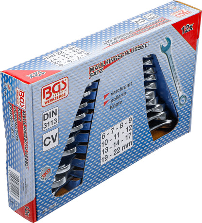 BGS Maul-Ringschlüssel-Satz | SW 6-22 mm | 12 teilig