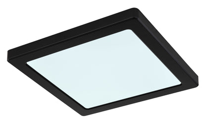 Lasse Deckenleuchte schwarz 22x22cm