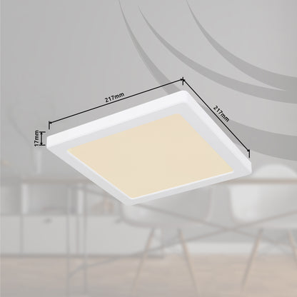 Lasse Deckenleuchte weiß 22x22cm