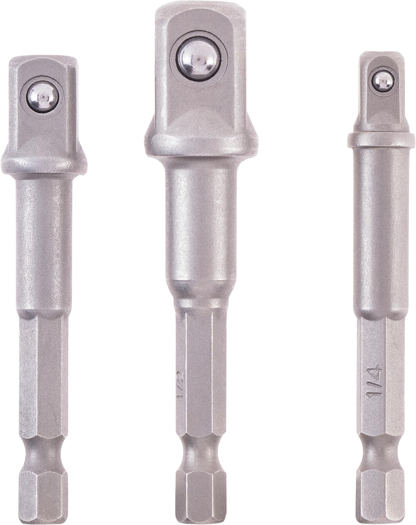 Adapter Set 3tlg.1/4,3/8,1/2