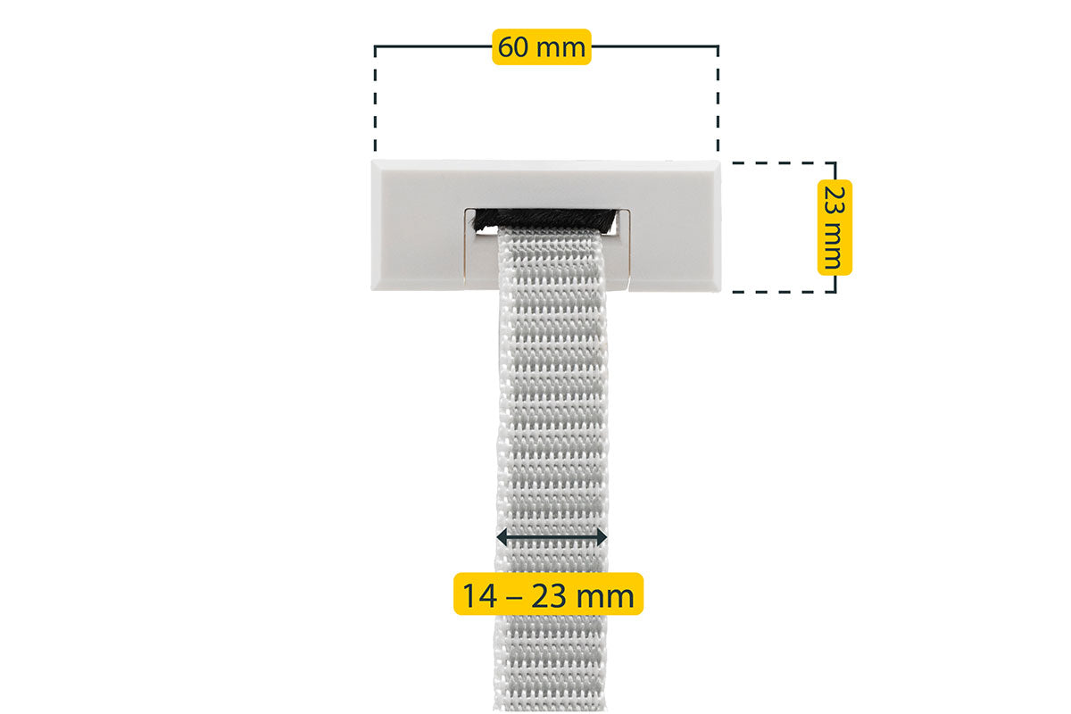 Schellenberg Rolladen-Gurtführung DUO "Mini" und "Maxi" | weiß