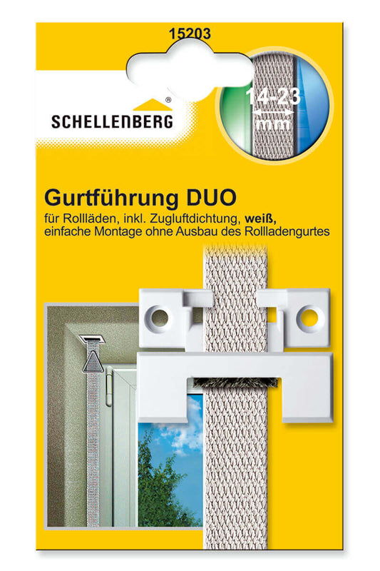 Schellenberg Rolladen-Gurtführung DUO "Mini" und "Maxi" | weiß