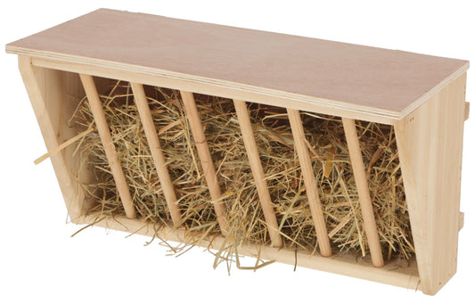 Kerbl Heuraufe mit Sitzbrett | 37 x 17 x 20 cm