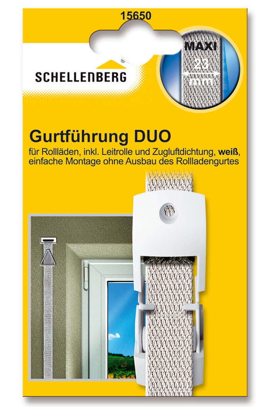 Schellenberg Rolladen-Gurtführung "DUO Maxi" | weiß