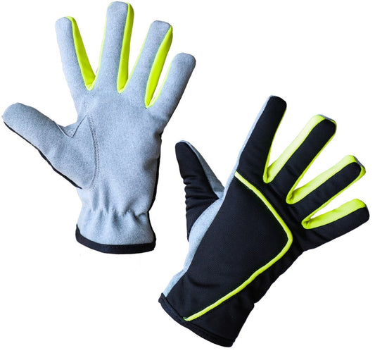 Kerbl Kinderhandschuh Joy | schwarz-neon Gr.6 (XS) [alter 8 - 11 Jahre]