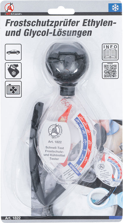 BGS Frostschutzprüfer Kühlerfrostschutz | Kühlwasser Prüfer, Tester, Messer
