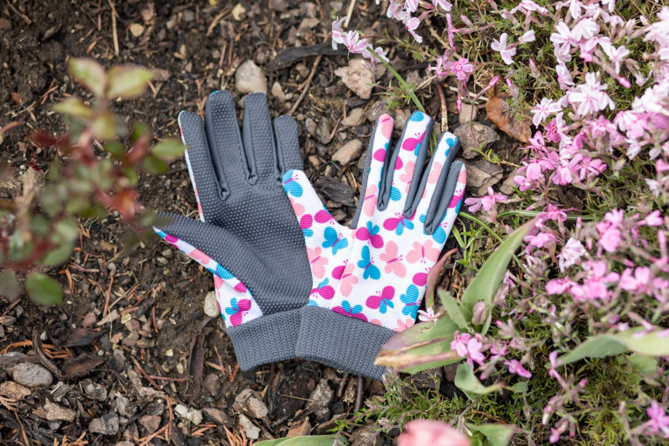 Kerbl Kinderhandschuh Joy | Schmetterling Gr.6 (XS) [alter 8 - 11 Jahre]