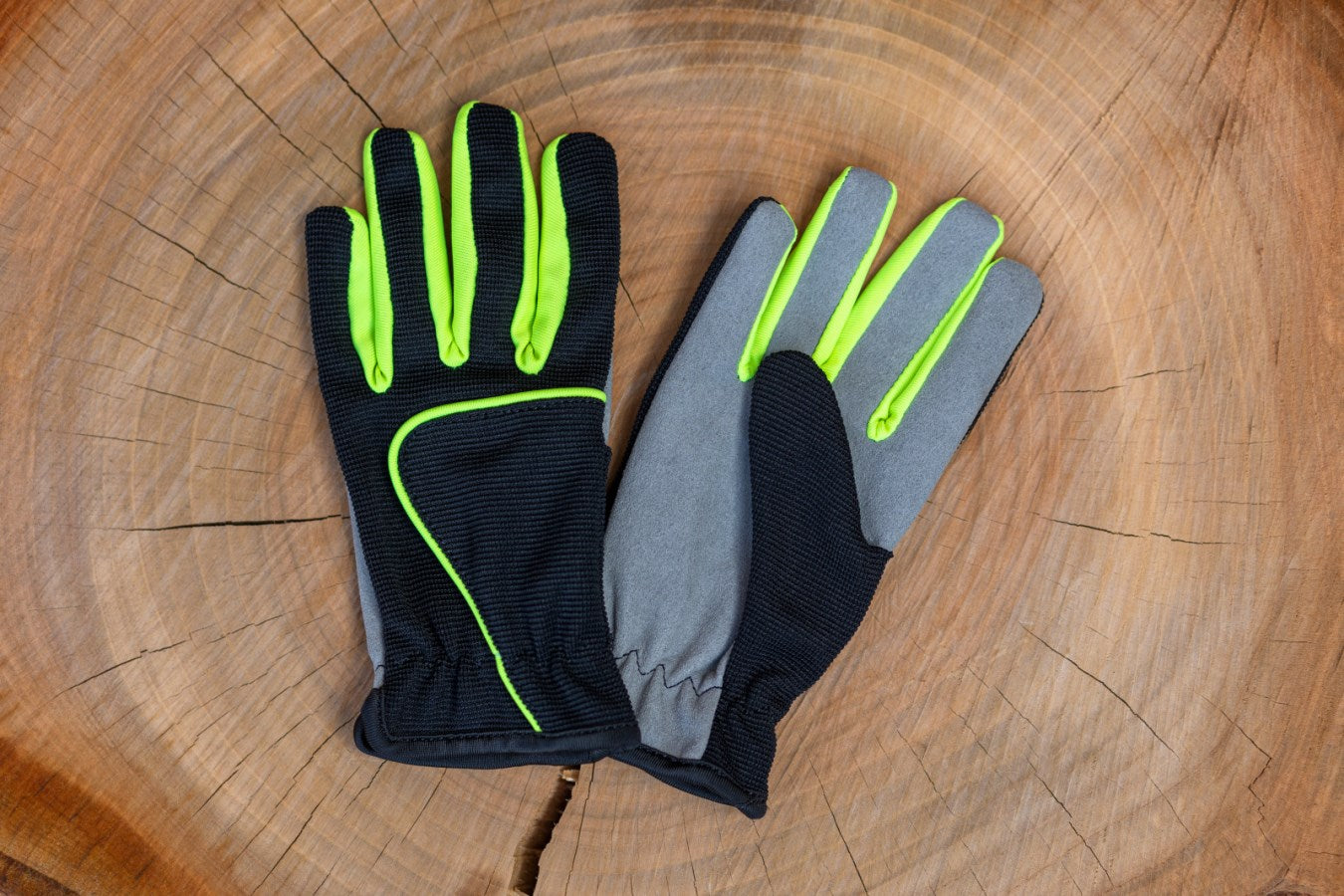 Kerbl Kinderhandschuh Joy | schwarz-neon Gr.6 (XS) [alter 8 - 11 Jahre]