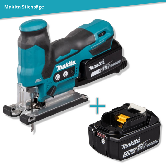 Makita Akku-Stichsäge DJV185 + Akku 5AH | BL1850B