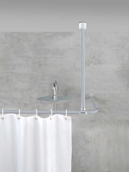 Wenko Deckenstütze für Duschstange 57cm chrom
