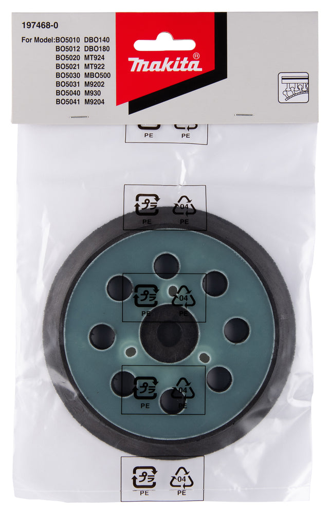 Makita Standard-Schleifteller mit Klett | 125 mm