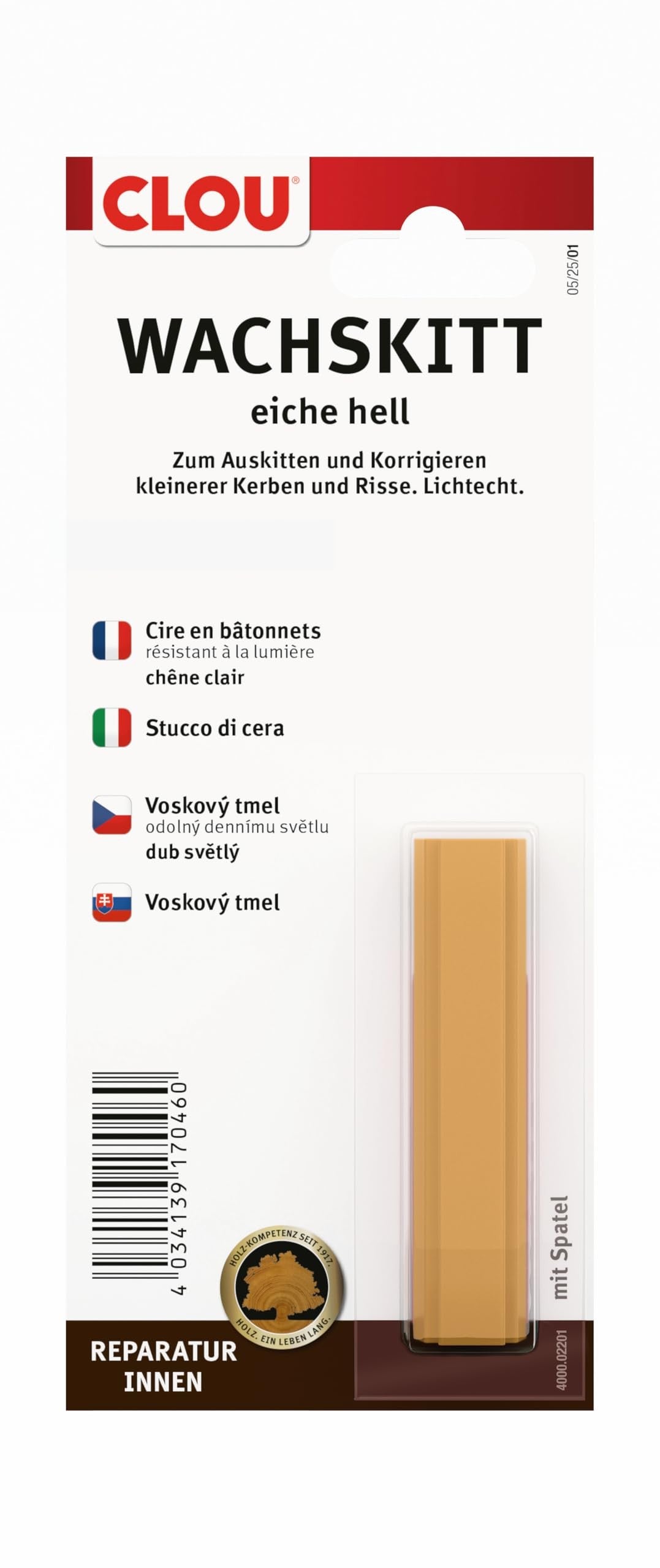 Wachskitt 6x Blister