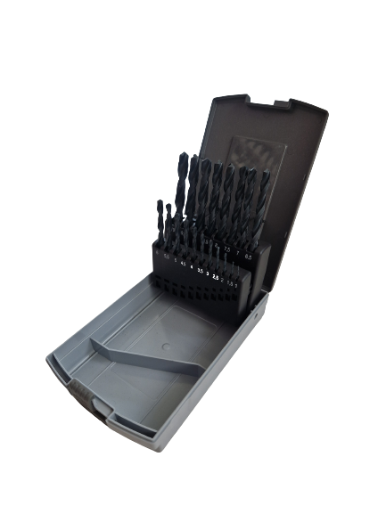 HSS Spiralbohrer Set 19tlg. 1-10mm