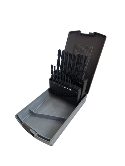 HSS Spiralbohrer Set 19tlg. 1-10mm