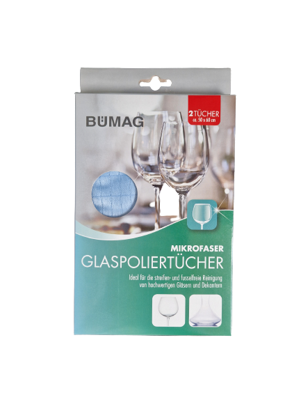 Glaspoliertuch 2 Stück