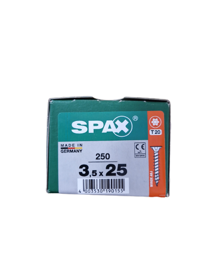 Spax Senkkopf 3,5x25 Torx 250 Stück