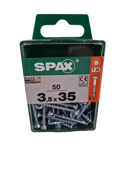 Spax Senkkopf 3,5x35 Torx 50 Stück