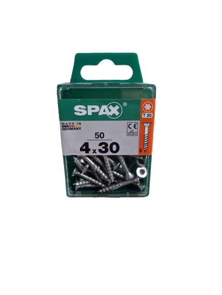 Spax Senkkopf 4x30 Torx 50 Stück