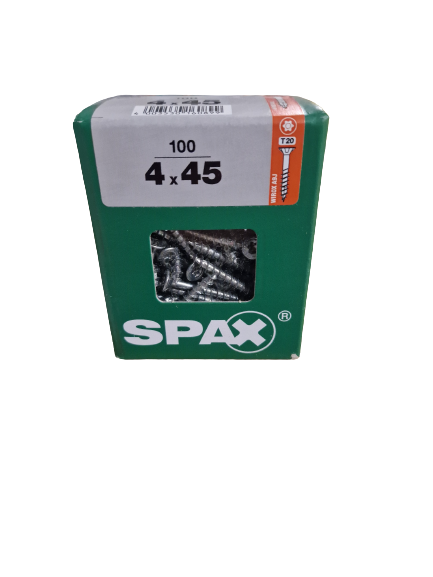 Spax Senkkopf 4x45 Torx 100 Stück