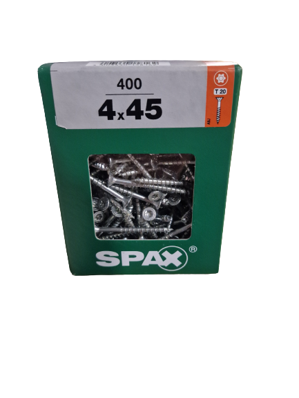 Spax Senkkopf 4x45 Torx 400 Stück