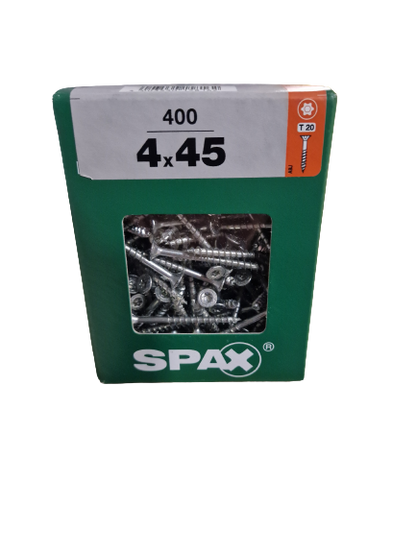 Spax Senkkopf 4x45 Torx 400 Stück