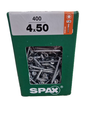 Spax Senkkopf 4x50 Torx 400 Stück