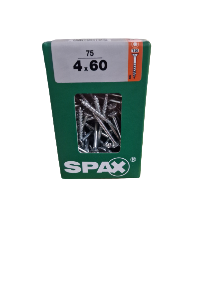 Spax Senkkopf 4x60 Torx 75 Stück