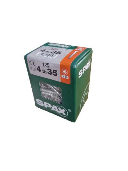 Spax Senkkopf 4,5x35 Torx 125 Stück