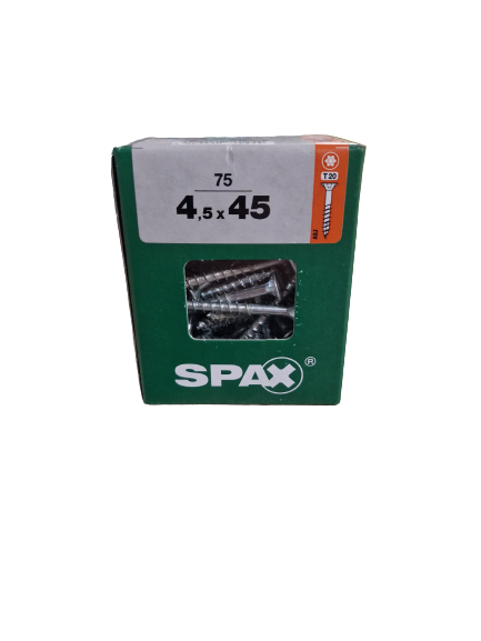 Spax Senkkopf 4,5x45 Torx 75 Stück